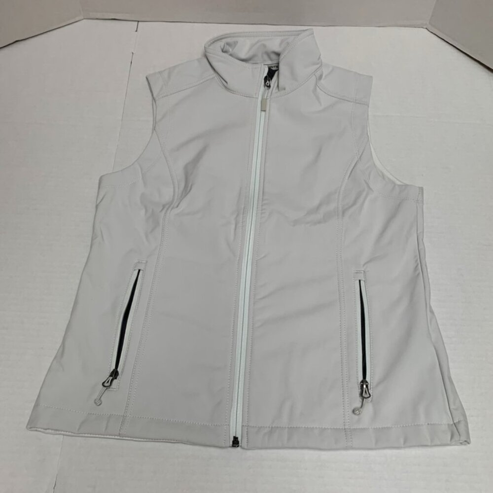 Port Authority Core Soft Shell Womens Size Medium White/Marshmallow Vest